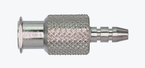 A1231 Female Luer (5/16" round body, knurled), 0.125" O.D.